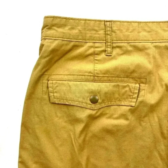 Levi’s Men Khaki Cotton Blend Safari Flap Pocket Long Mens Cargo Shorts Size 40 - Picture 9 of 15